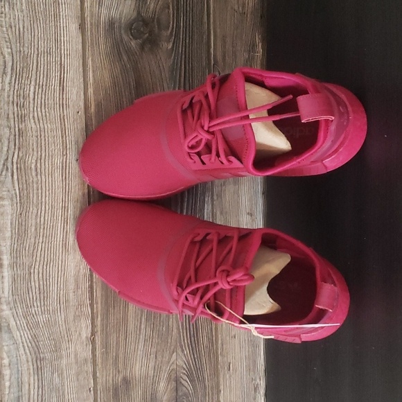 New Adidas Womens NMD Sneakers Size 7 Burgundy Casual Streetwear Walking Shoes - Picture 8 of 10